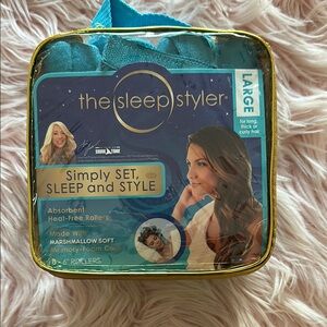 Sleep Styler Large Heat-Free Rollers - Blue